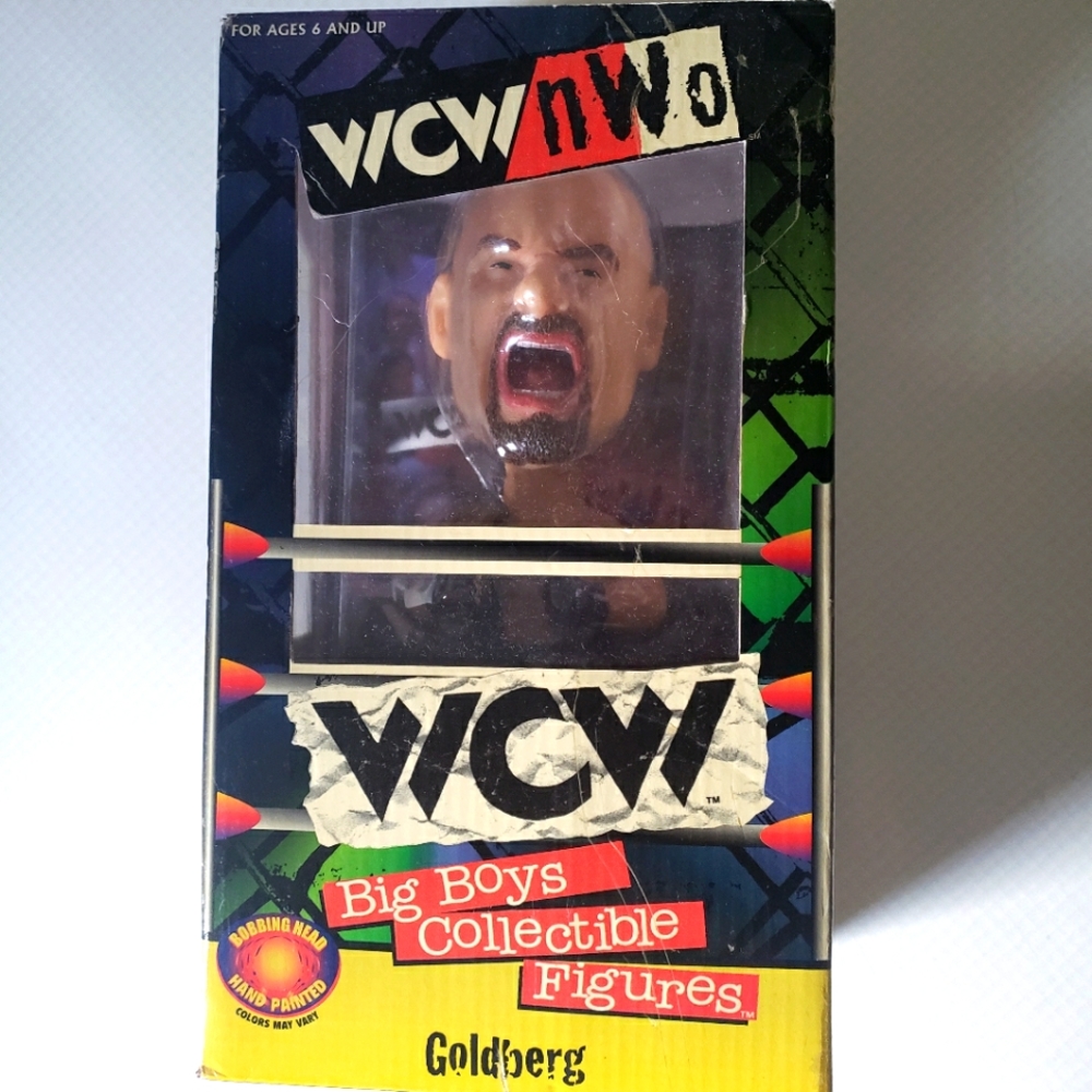 Just In: Unopened WCW nWo Goldberg Big Boys Collectible Bobble…